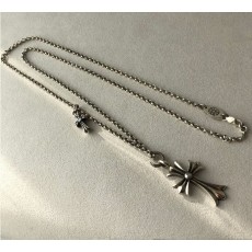 체인 목걸이+ 큐빅세팅 크로스펜던트2EA 925실버