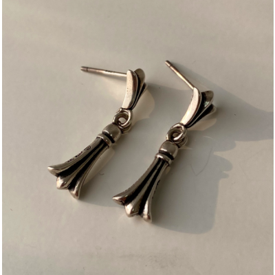 크로스테일 귀걸이 925실버