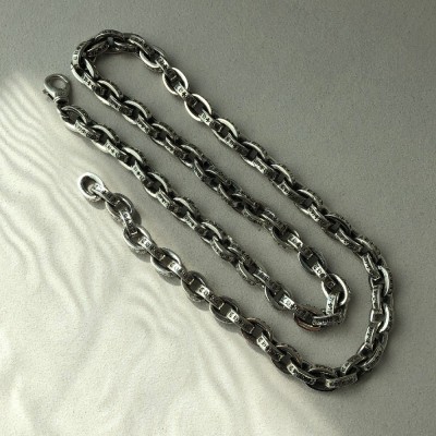 페이퍼체인 목걸이 8mm