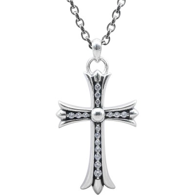 큐빅세팅 빅 크로스 펜던트