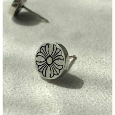 음각 플러스 귀걸이