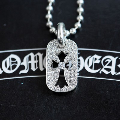 풀 큐빅세팅 베이비 크로스 도그텍 펜던트