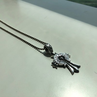 말발굽 포인트 펜던트 군번줄 목걸이 세트