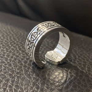 말발굽 음각 오픈링