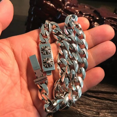 베이비 더블 플로랄 아이디 체인 목걸이