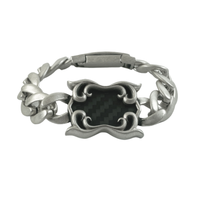 카본파이버 엔틱 체인팔찌