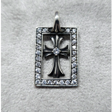 풀큐빅 세팅 베이비팻 프레임 펜던트