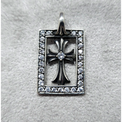 풀큐빅 세팅 베이비팻 프레임 펜던트