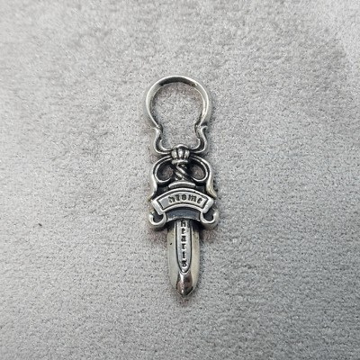 라운드 헤드 지퍼 대거 펜던트